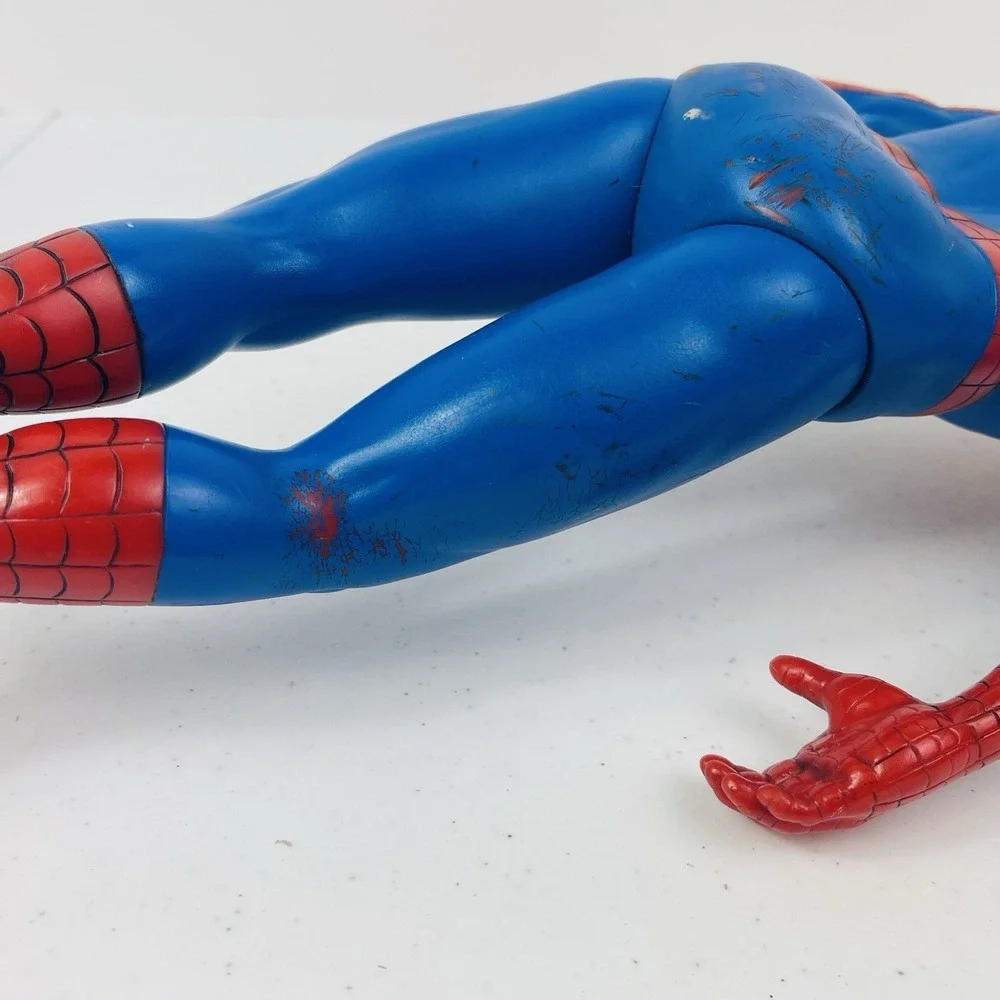 Vintage Spider Man Action Figure 1991 Marvel Toy Biz Inc 14 inch Mexico